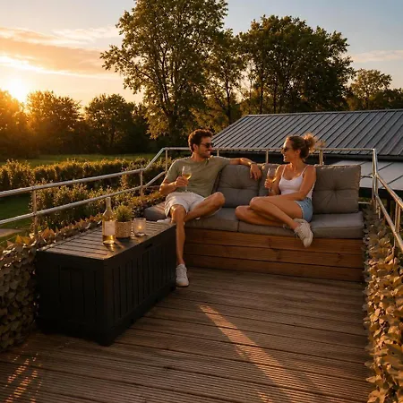 Kemping Bed&bus Met Dakterras *